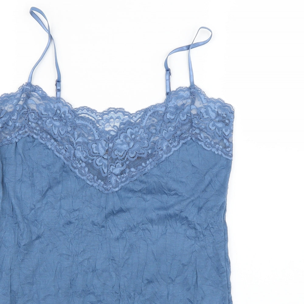 Primark Womens Blue   Capri Pyjama Top Size 12