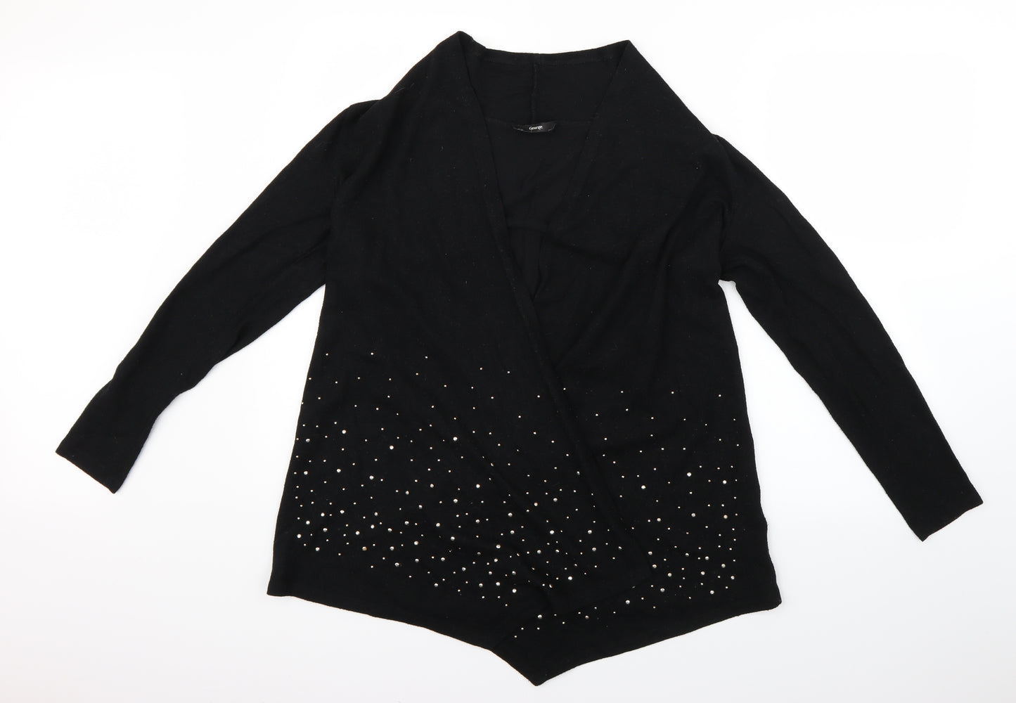 George Womens Black   Cardigan Jumper Size S