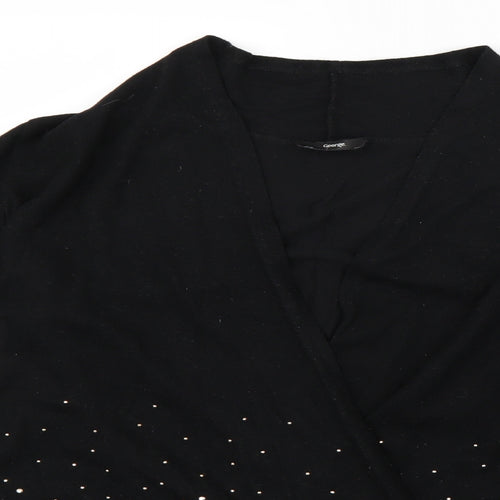George Womens Black   Cardigan Jumper Size S