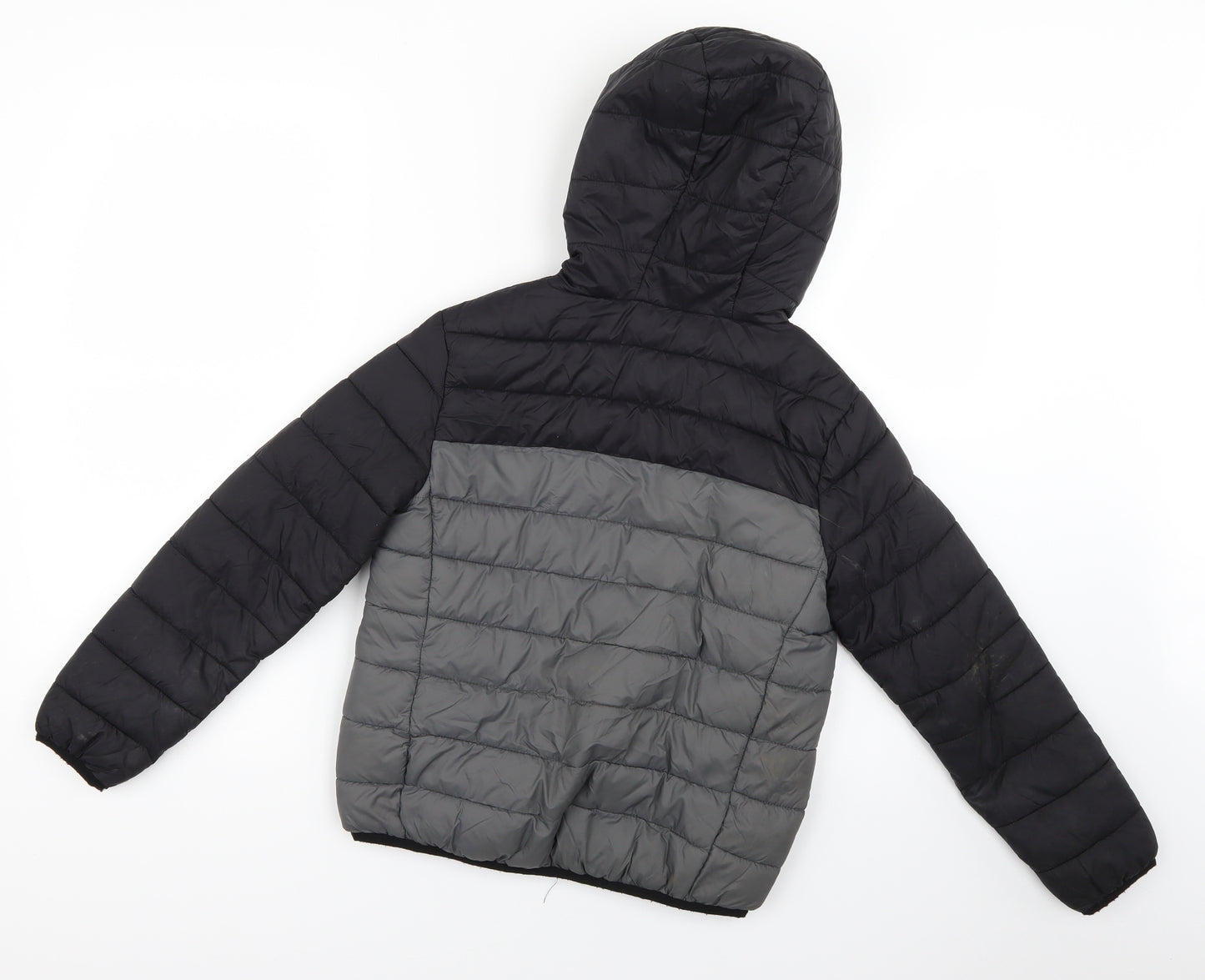 Primark Boys Black   Puffer Jacket Coat Size 9-10 Years