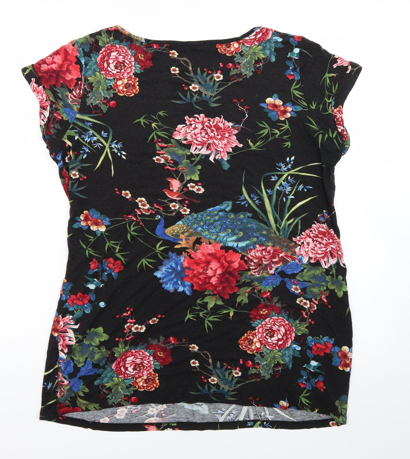George Womens Multicoloured Floral  Basic T-Shirt Size 14