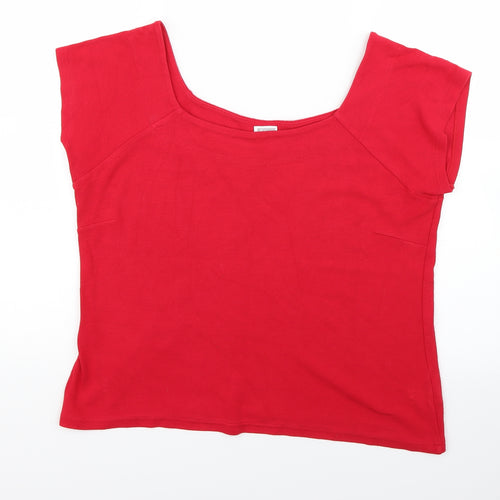 Etam Womens Red   Camisole T-Shirt Size 20