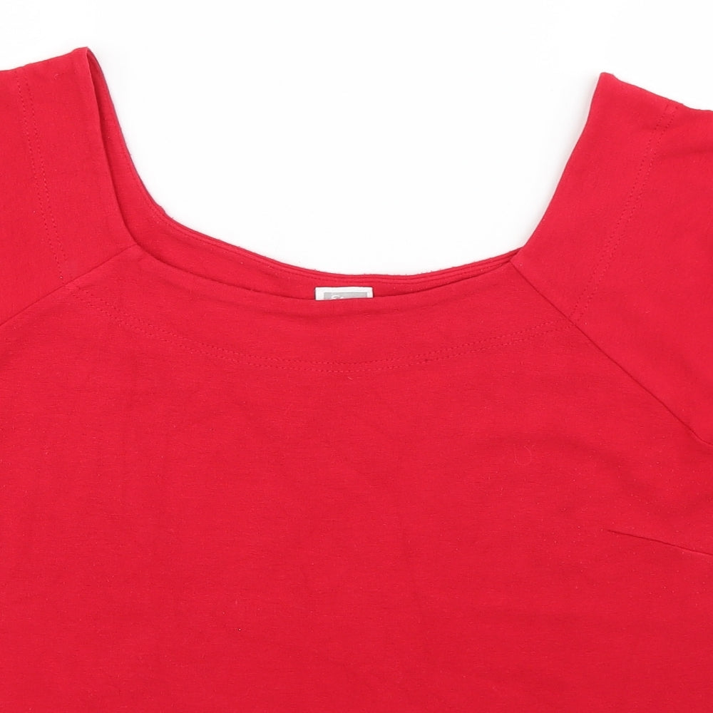 Etam Womens Red   Camisole T-Shirt Size 20