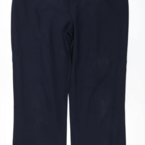 George Womens Blue   Dress Pants Trousers Size 14 L30 in