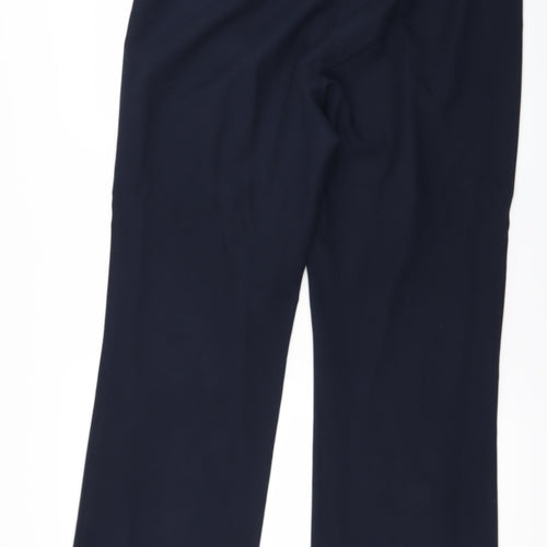 George Womens Blue   Dress Pants Trousers Size 14 L30 in