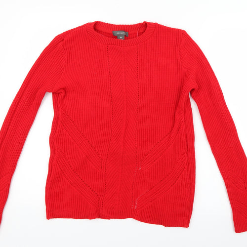 Primark Womens Red   Pullover Jumper Size XS