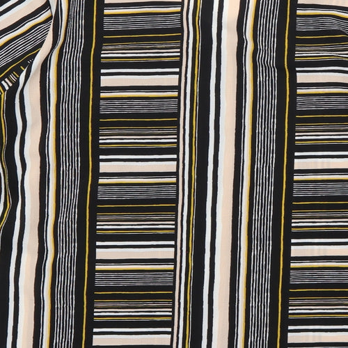 Papaya Womens Multicoloured Striped  Basic Button-Up Size 12