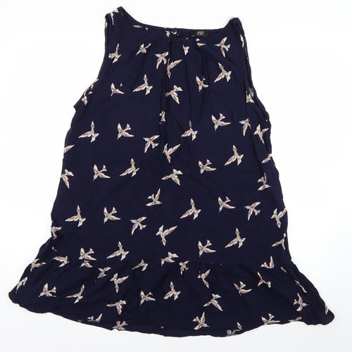F&F Womens Blue Animal Print  Shift  Size 14