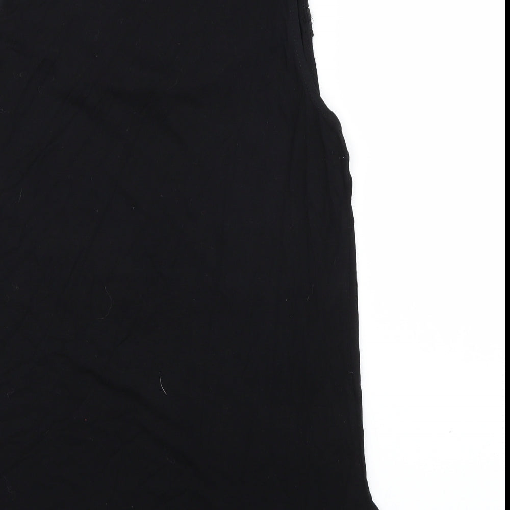 Primark Womens Black   Basic Tank Size 10