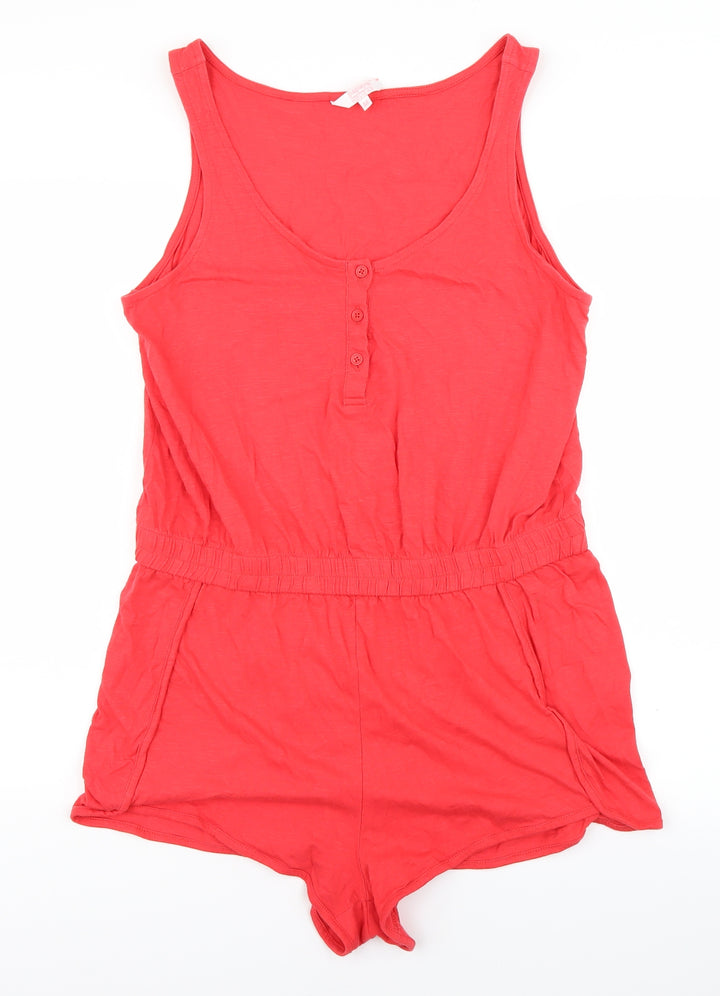 Papaya Womens Red Romper One-Piece Size M