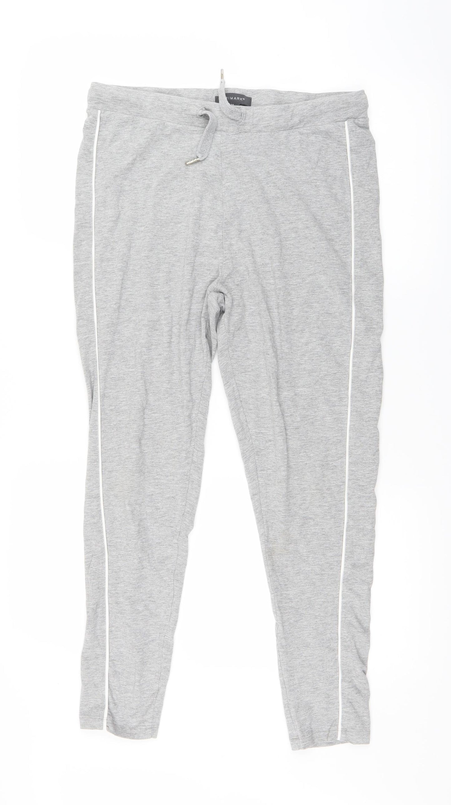 Primark Womens Grey   Jogger Trousers Size M L25 in
