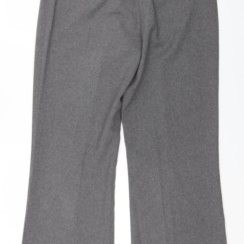 F&F Womens Grey   Dress Pants Trousers Size 12 L29 in
