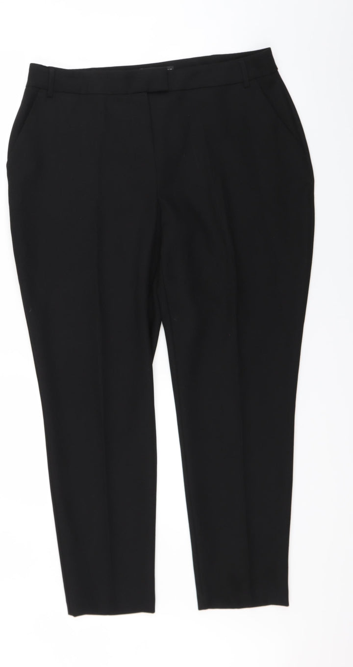 Dorothy Perkins Womens Black   Dress Pants Trousers Size 14 L26 in
