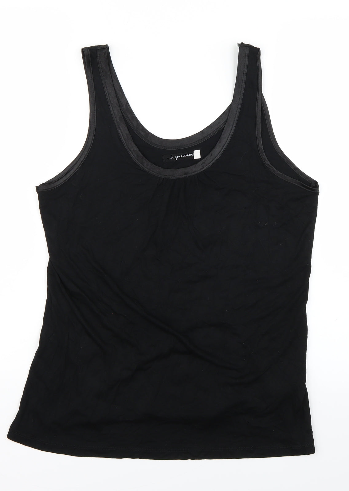 NEXT Womens Black   Babydoll Pyjama Top Size 12