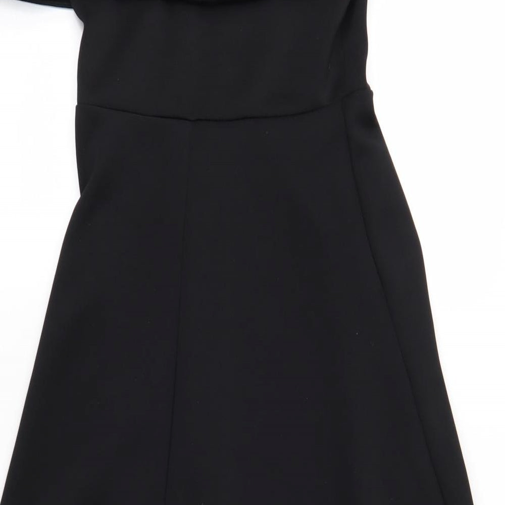Boohoo Womens Black   Fit & Flare  Size 12