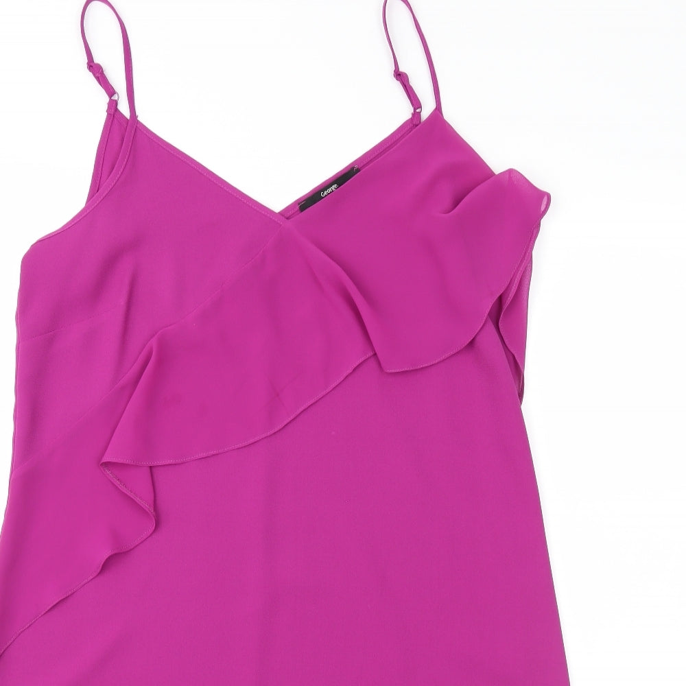 George Womens Purple   Slip Dress  Size 10