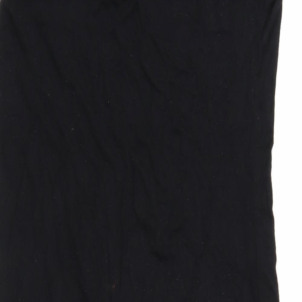 Boohoo Womens Black   Slip Dress  Size 14