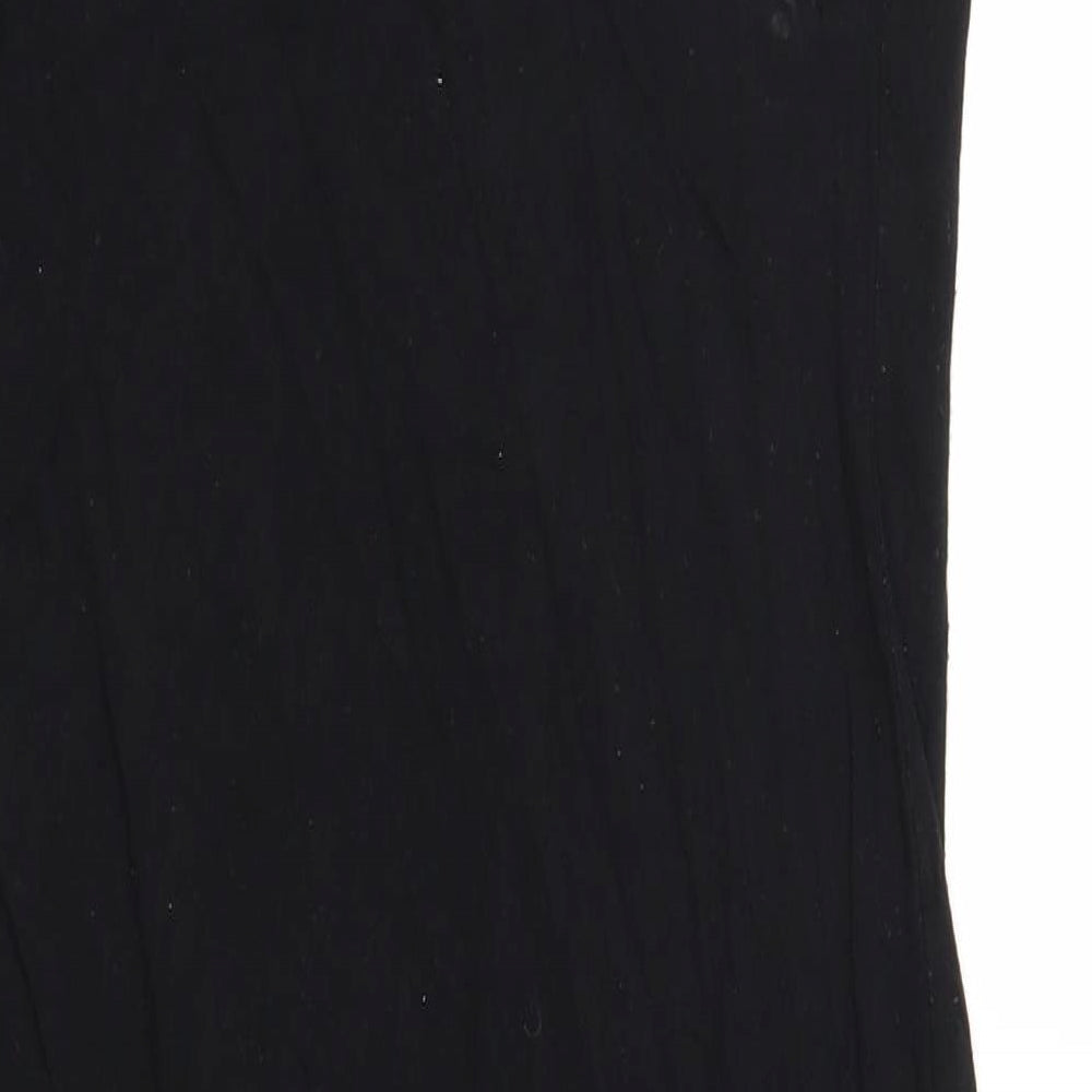 Boohoo Womens Black   Slip Dress  Size 14