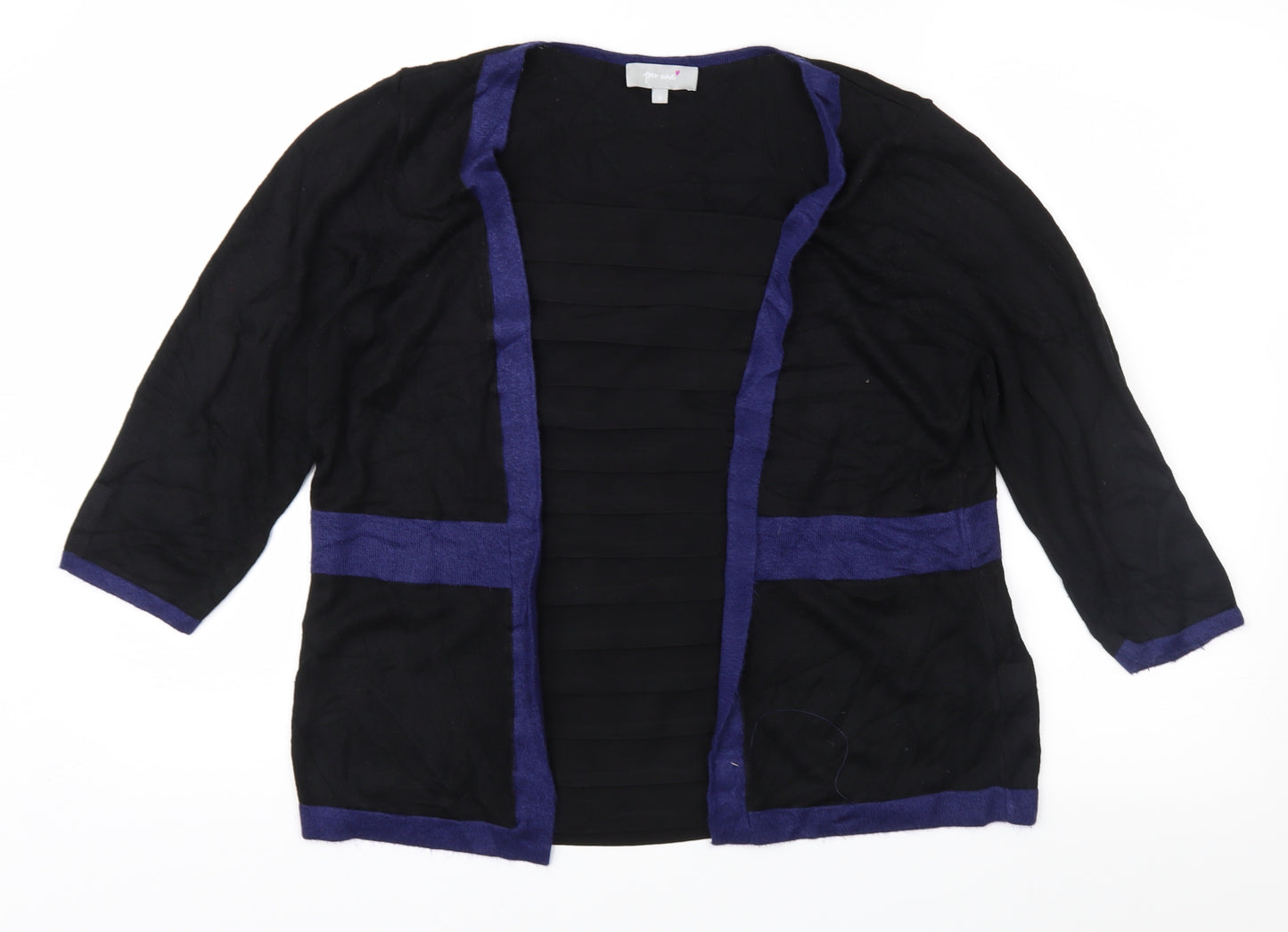 Per Una Womens Black   Pullover Jumper Size 16