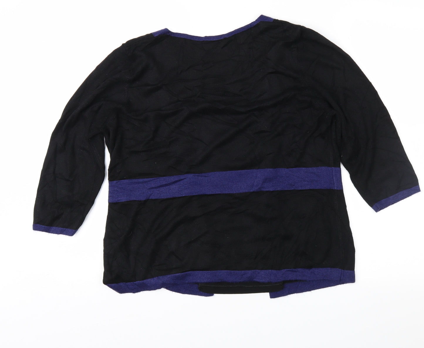 Per Una Womens Black   Pullover Jumper Size 16