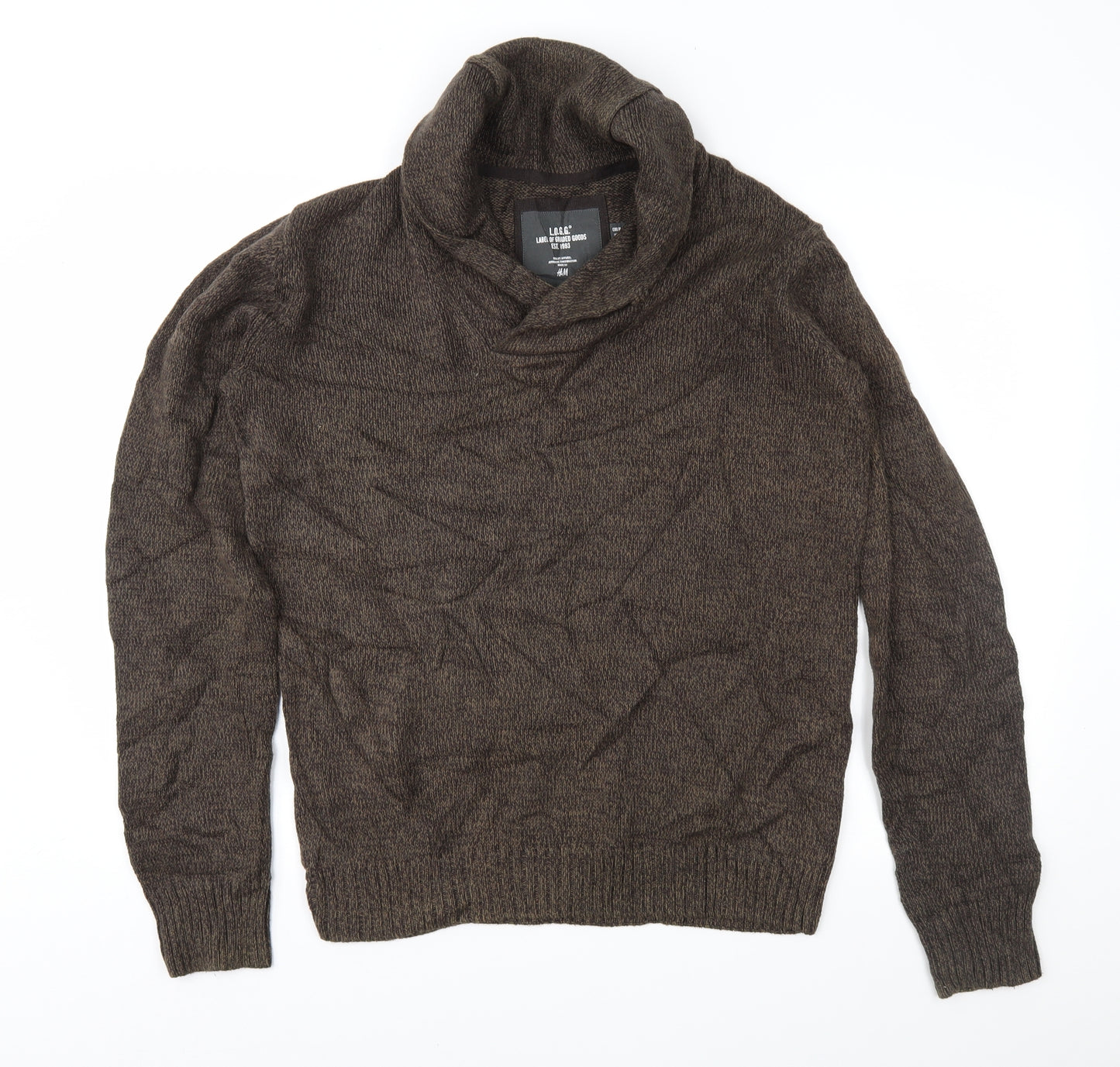 H&M Mens Brown   Pullover Jumper Size M
