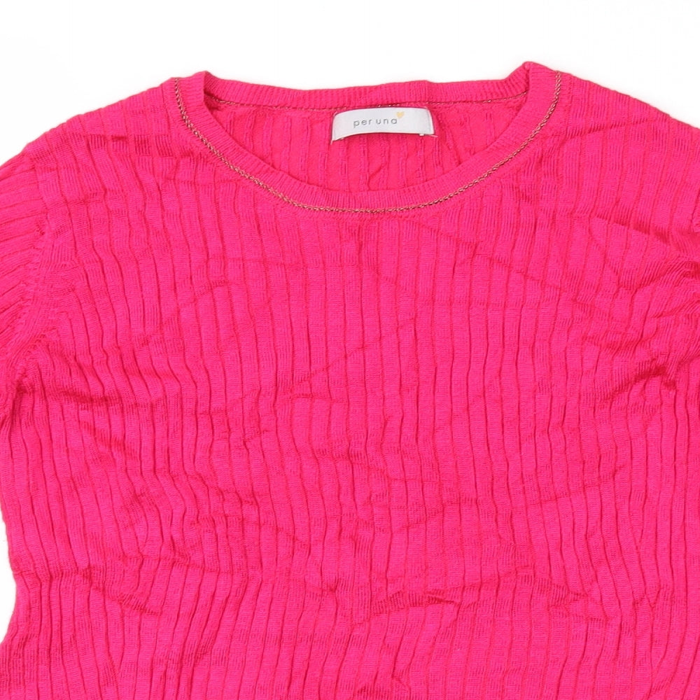 Per Una Womens Pink   Pullover Jumper Size 14