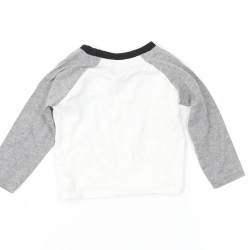 Disney Boys Grey   Basic T-Shirt Size 6-9 Months