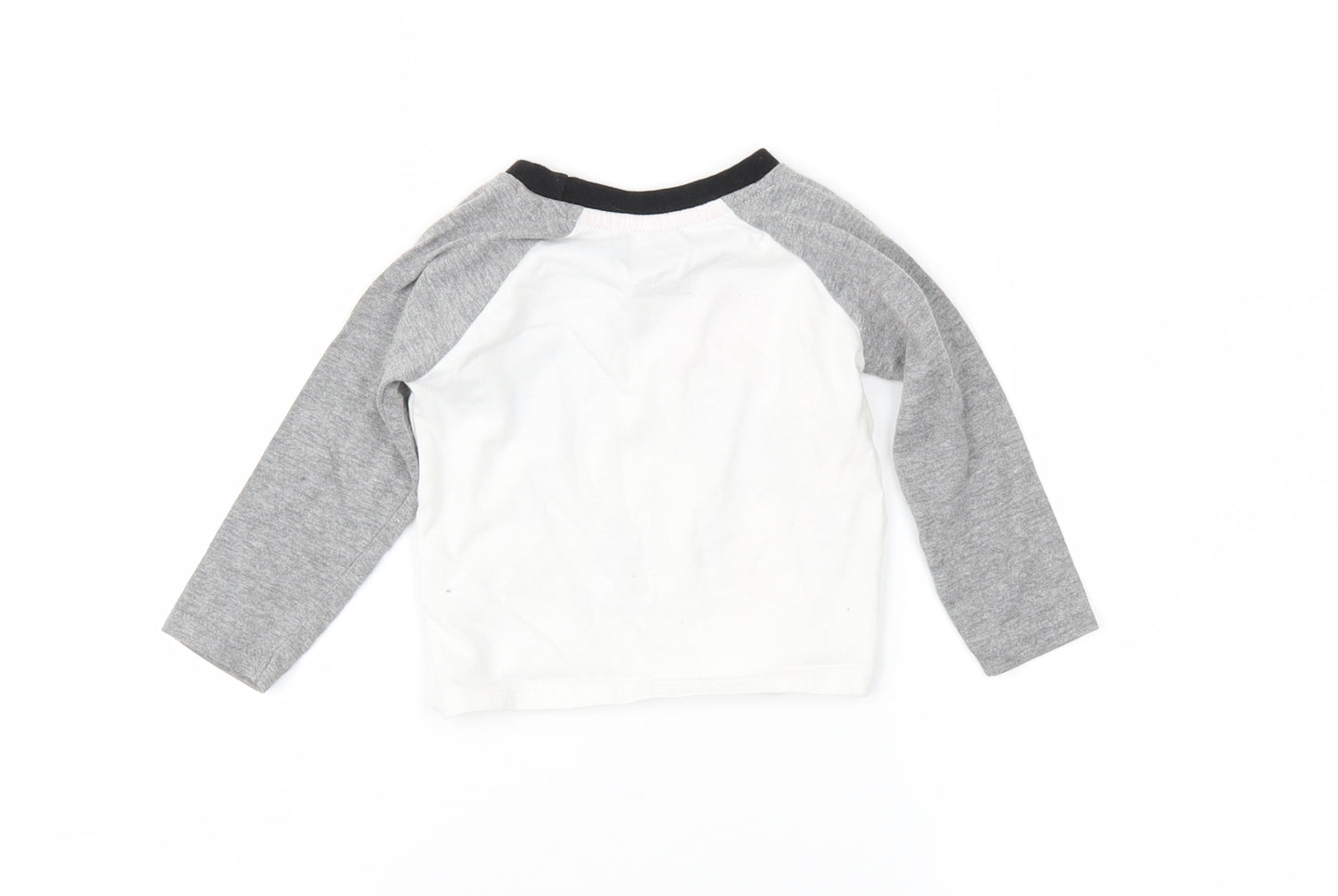 Disney Boys Grey   Basic T-Shirt Size 6-9 Months