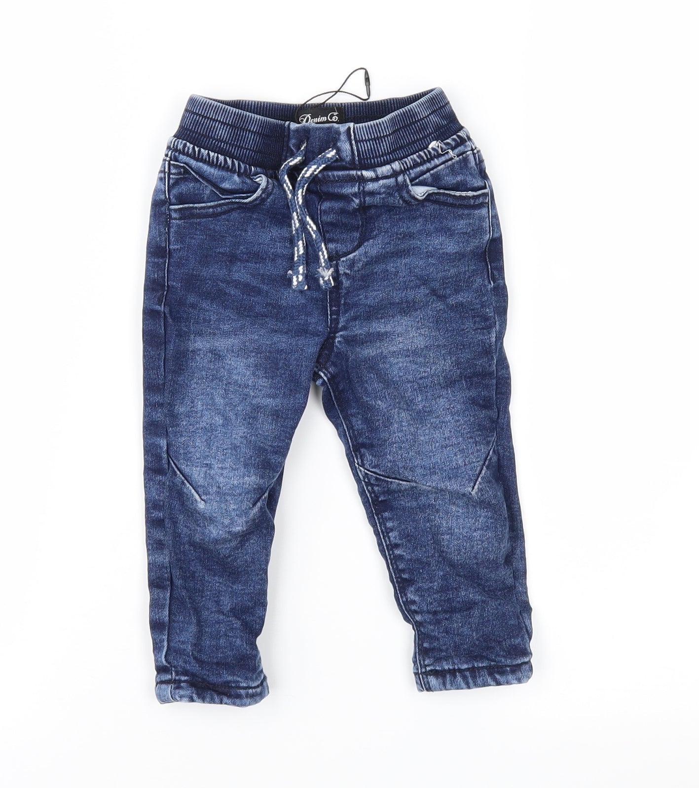 Denim Co Baby Blue  Denim Cargo Jeans Size 9-12 Months