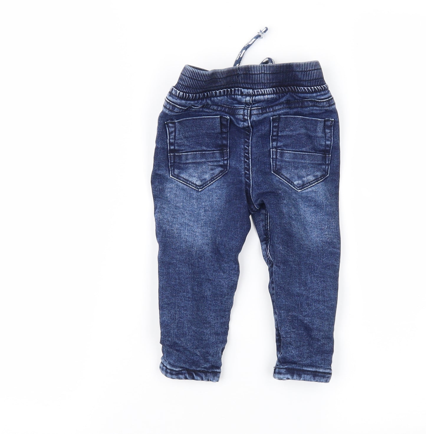 Denim Co Baby Blue  Denim Cargo Jeans Size 9-12 Months