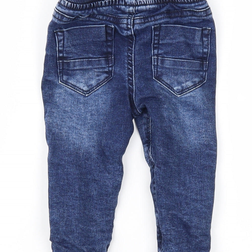 Denim Co Baby Blue  Denim Cargo Jeans Size 9-12 Months