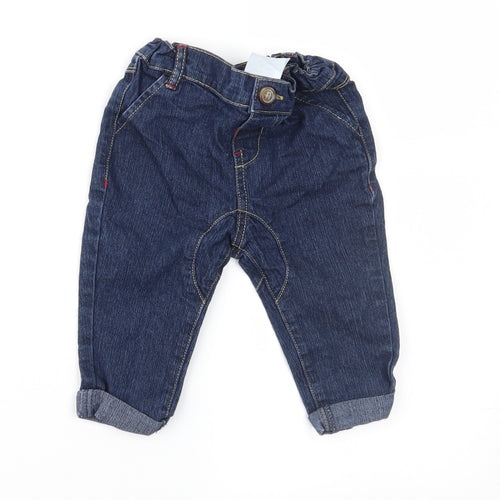 Preworn Baby Blue  Denim Jogger Jeans Size 6-9 Months