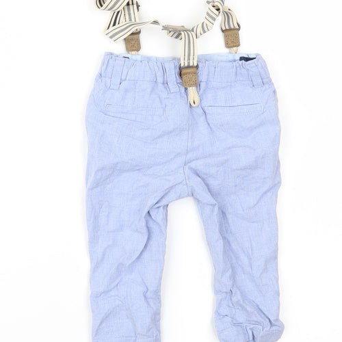 NEXT Boys Blue   Cargo Trousers Size 9 Months