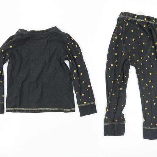 TU Girls Grey Geometric   Pyjama Set Size 2-3 Years