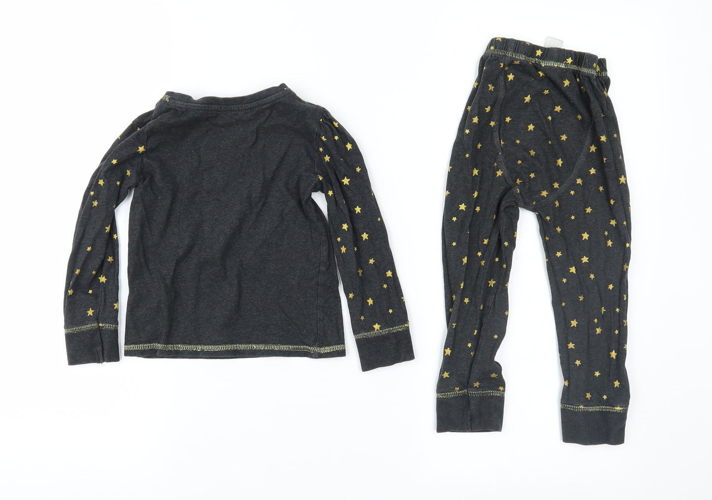 TU Girls Grey Geometric   Pyjama Set Size 2-3 Years