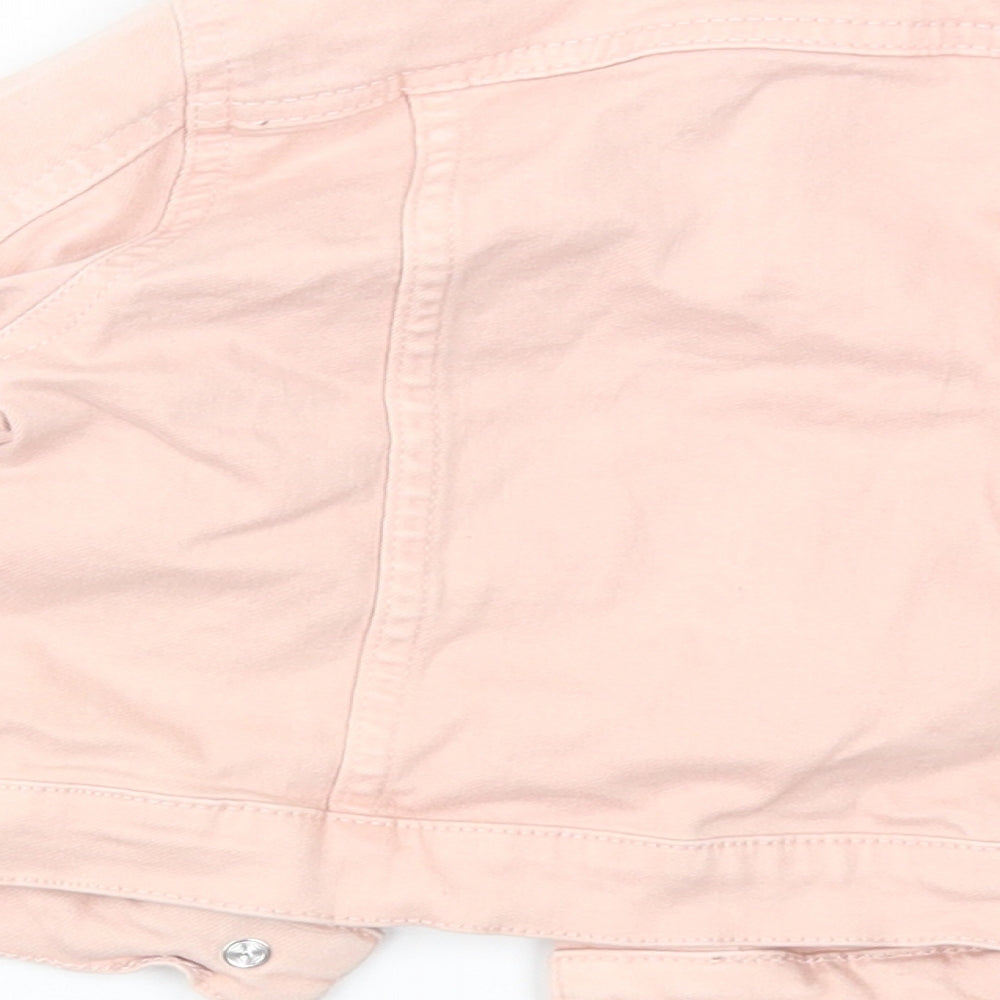 Denim Co Girls Pink  Denim Jacket  Size 18-24 Months