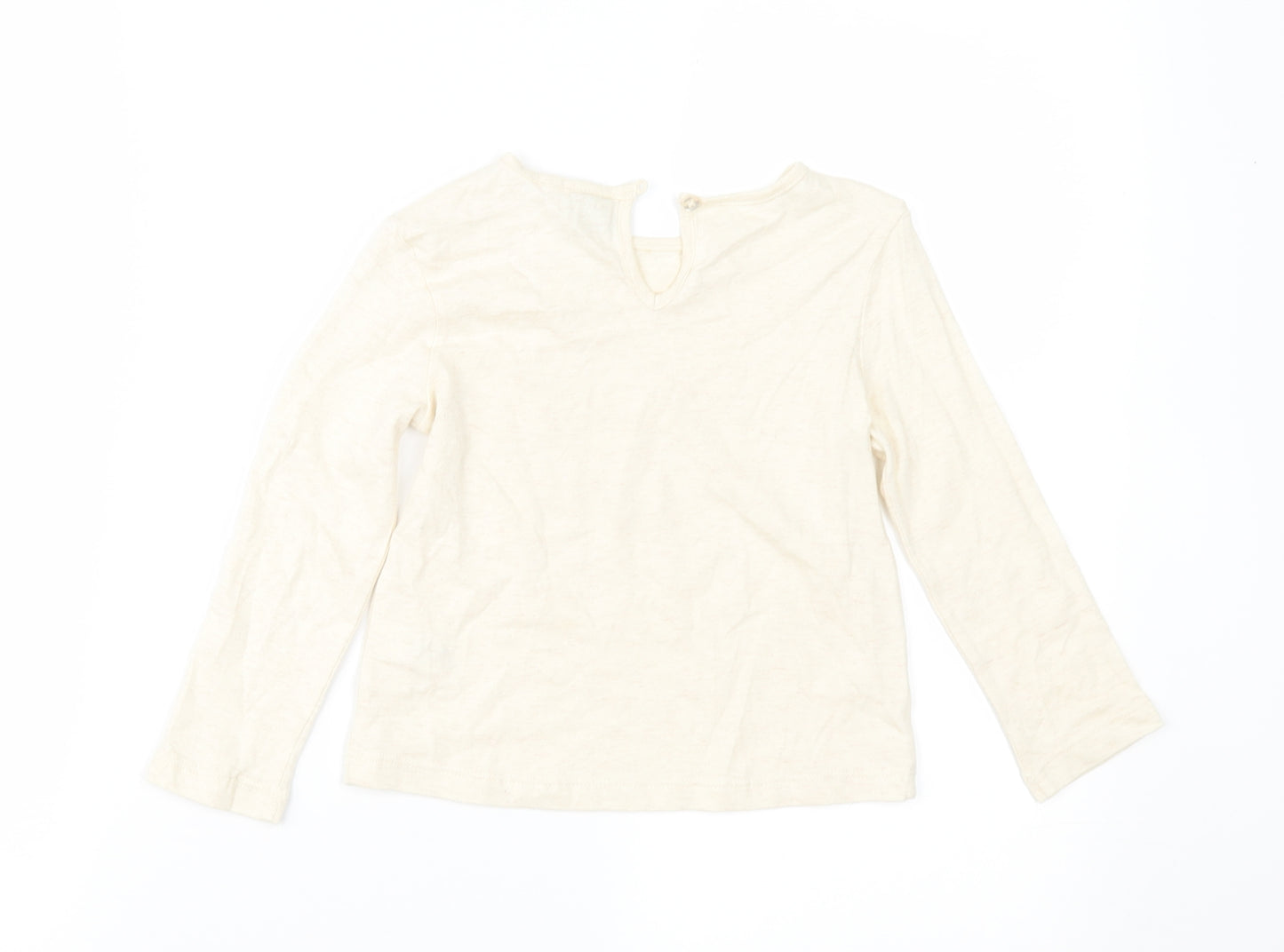 TU Girls Beige   Basic T-Shirt Size 2-3 Years