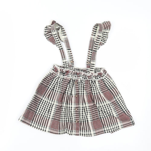TU Girls Multicoloured Plaid  Pleated Skirt Size 18-24 Months
