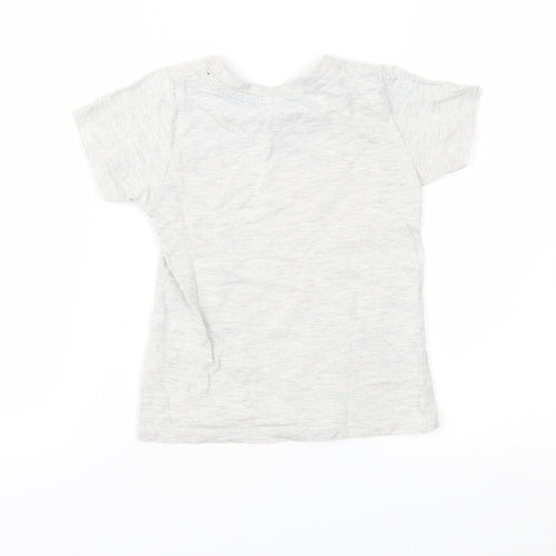 Primark Girls Grey   Basic T-Shirt Size 2-3 Years