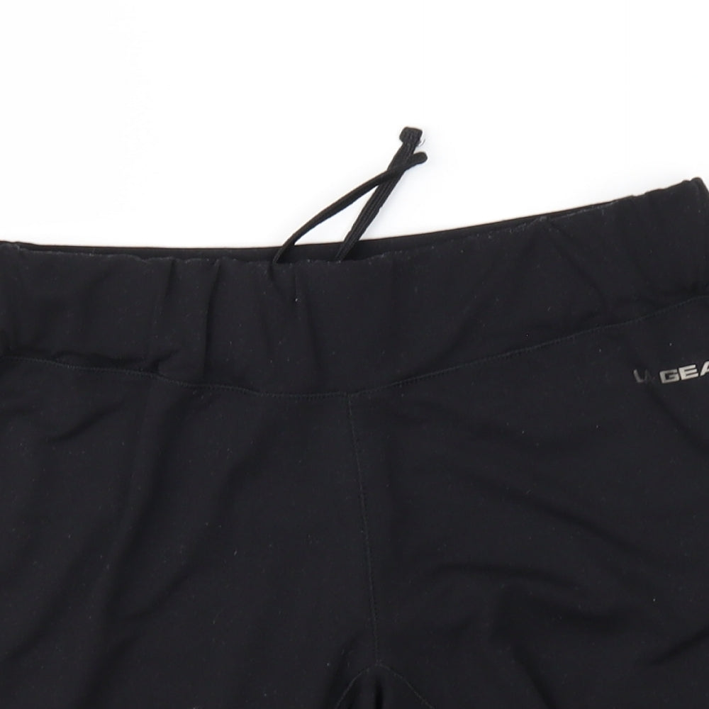 LA Gear Womens Black   Compression Shorts Size 12
