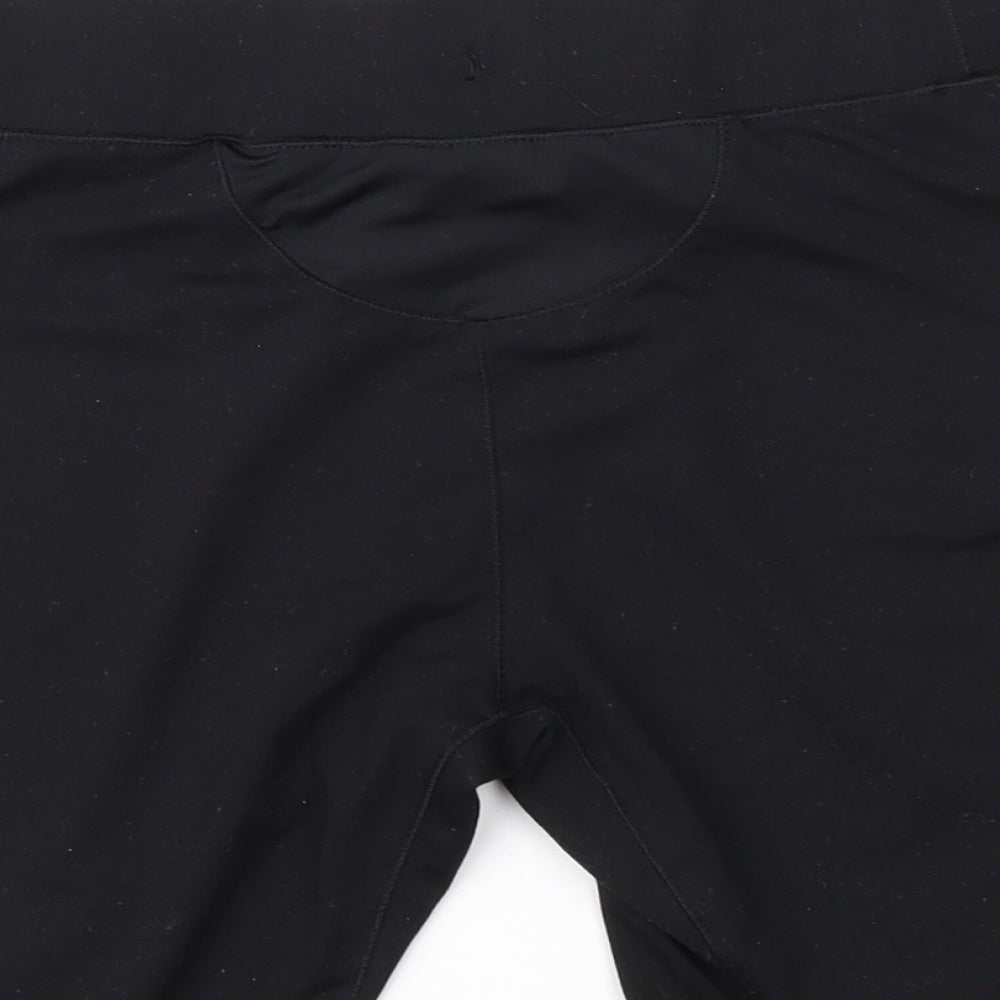 LA Gear Womens Black   Compression Shorts Size 12