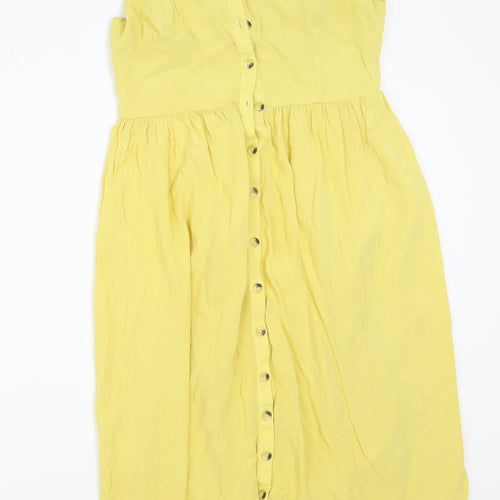 Newlook Womens Yellow   A-Line  Size 10