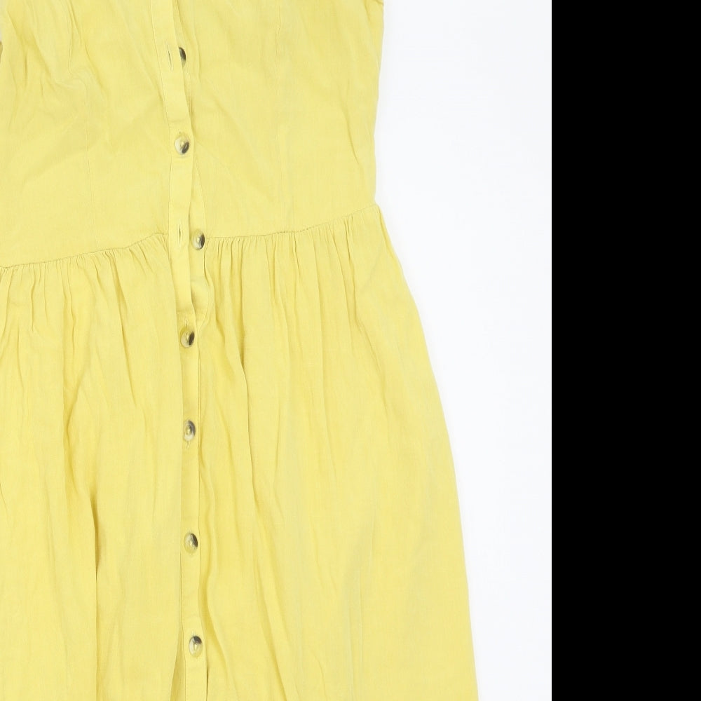 Newlook Womens Yellow   A-Line  Size 10