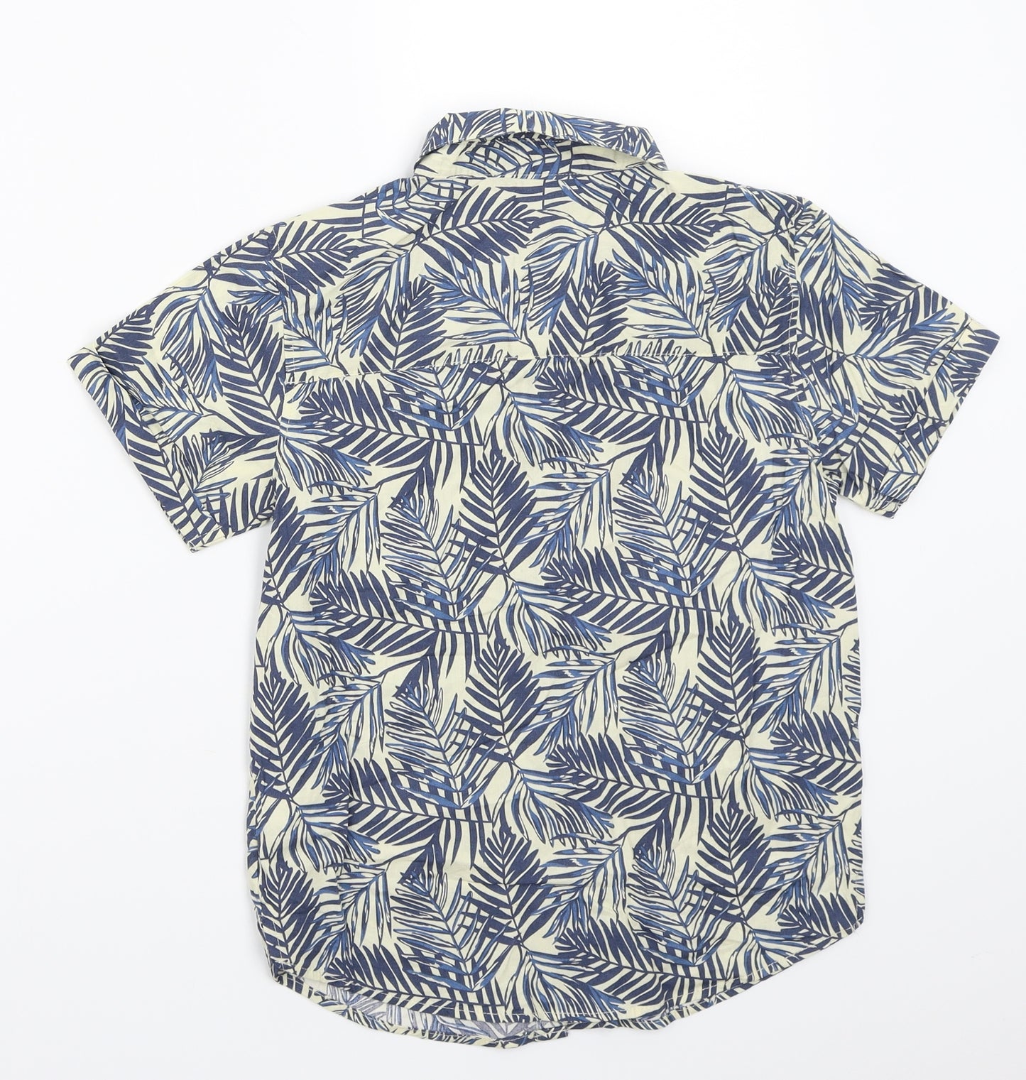 Primark Boys Beige Floral  Basic Button-Up Size 9-10 Years