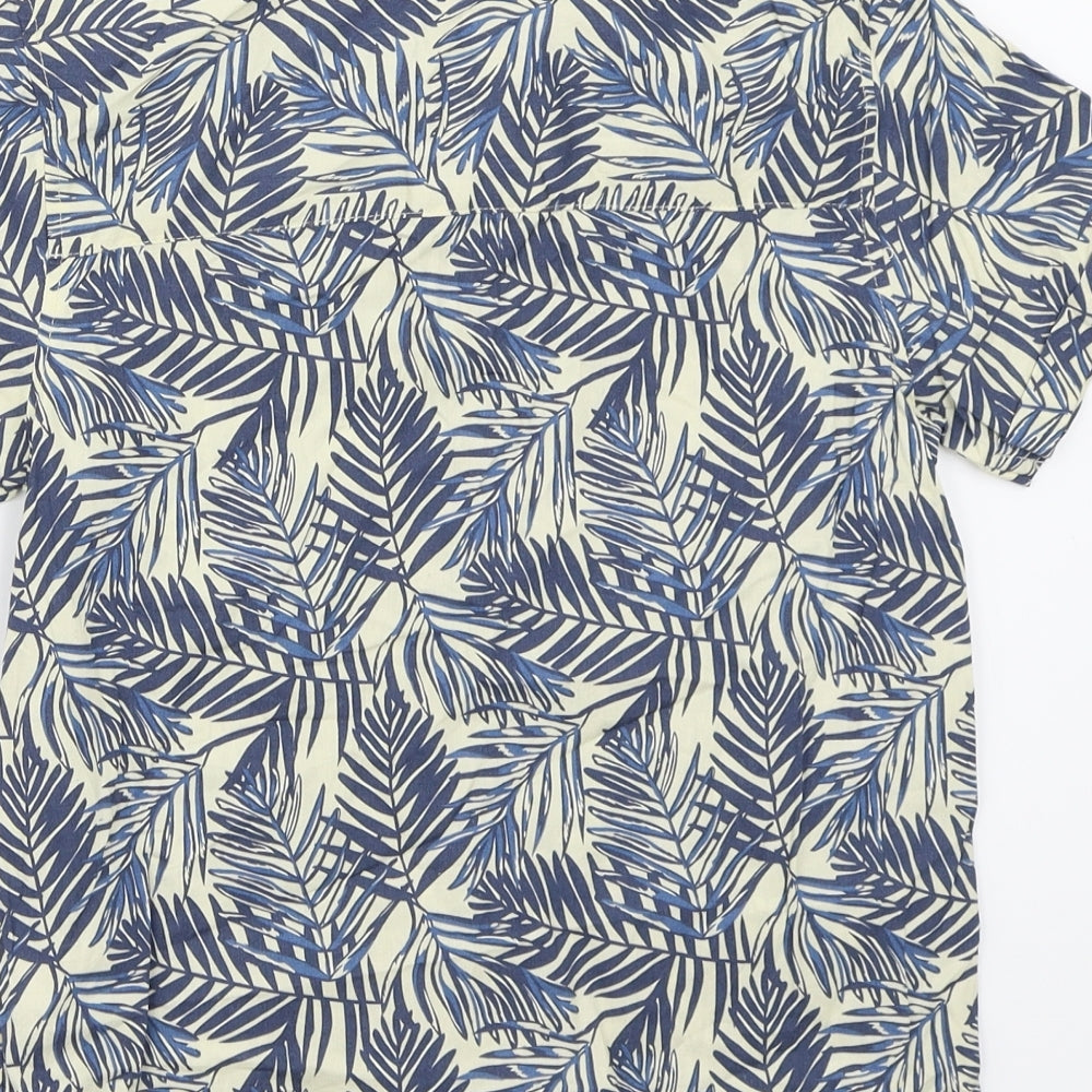 Primark Boys Beige Floral  Basic Button-Up Size 9-10 Years