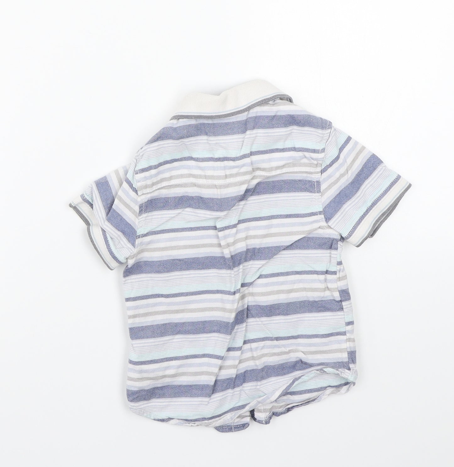 Primark Boys White Striped  Basic Button-Up Size 2-3 Years