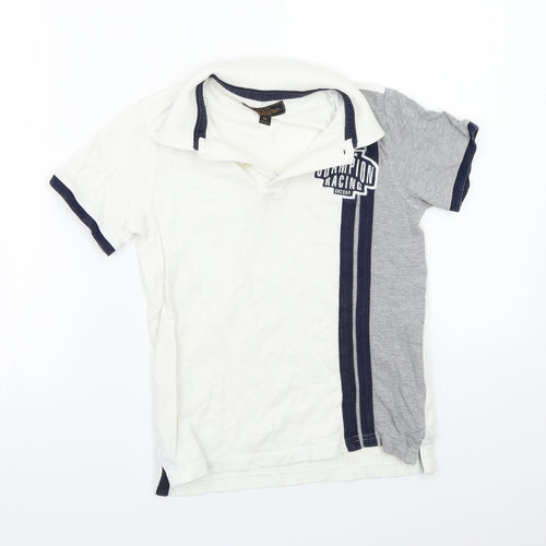 Sacoor brothers Boys White   Basic Polo Size 10 Years