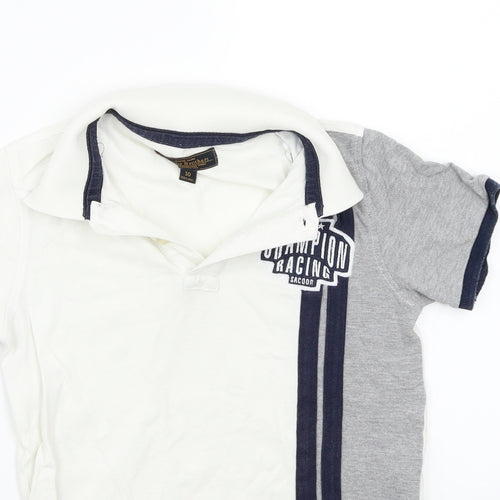 Sacoor brothers Boys White   Basic Polo Size 10 Years