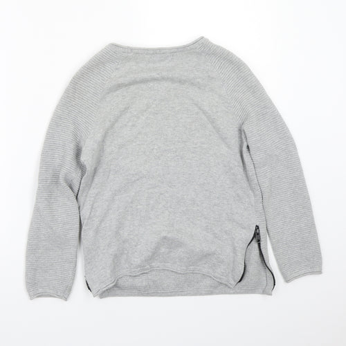 Primark Boys Grey   Pullover Jumper Size 9-10 Years