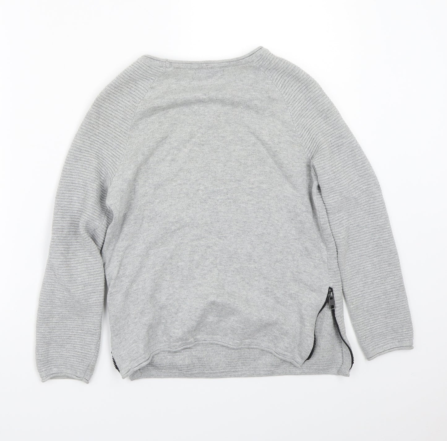 Primark Boys Grey   Pullover Jumper Size 9-10 Years